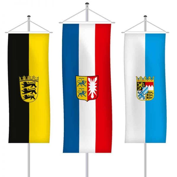Bundesländerfahnen als Bannerfahne