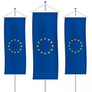 Europafahne als Bannerfahne