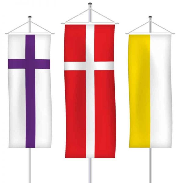 Kirchenfahnen als Bannerfahne